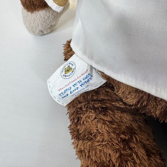 2010 Build A Bear Babs Plush & Outfit US Navy Officer Dress Whites Sailor Bear - Picture 7 of 8